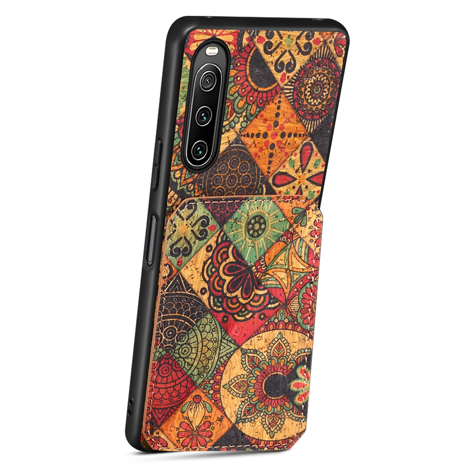 For Sony Xperia 10 IV 5G Phone Case Scratch-resistant Kickstand Flower Pattern Cover For Sony Xperia 10 IV 5G Phone Case Scratch-resistant Kickstand Flower Pattern Cover